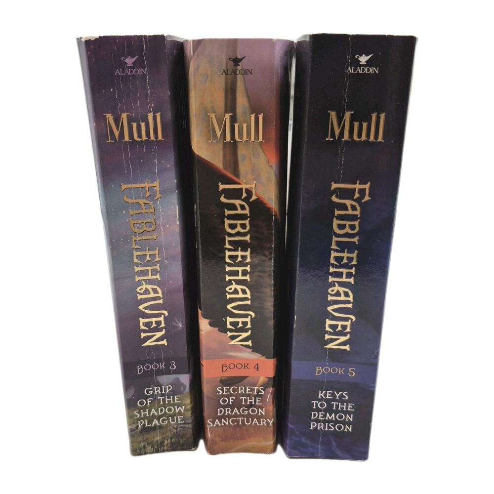 Brandon Mull FABLEHAVEN Volumes 3-5 Paperback